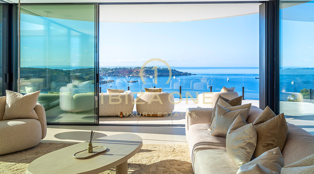 Straordinaria proprietà di lusso con vista sul mare in un'urbanizzazione esclusiva in vendita, Ibiza