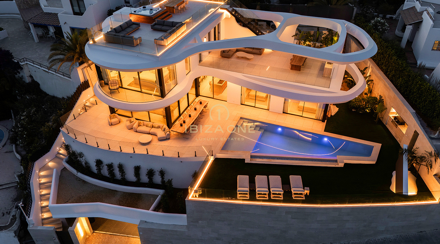 Außergewöhnliche Luxusimmobilie mit Meerblick in einer exklusiven Urbanisation zu verkaufen, Ibiza