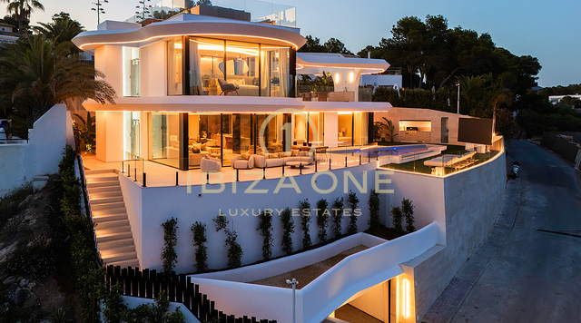 Außergewöhnliche Luxusimmobilie mit Meerblick in einer exklusiven Urbanisation zu verkaufen, Ibiza