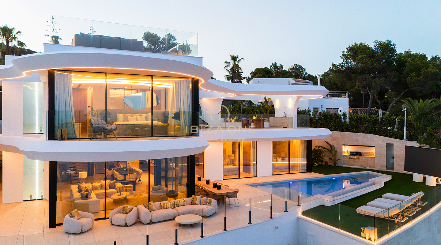 Außergewöhnliche Luxusimmobilie mit Meerblick in einer exklusiven Urbanisation zu verkaufen, Ibiza