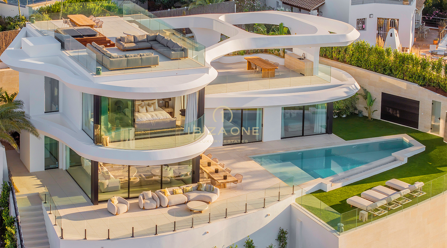 Außergewöhnliche Luxusimmobilie mit Meerblick in einer exklusiven Urbanisation zu verkaufen, Ibiza
