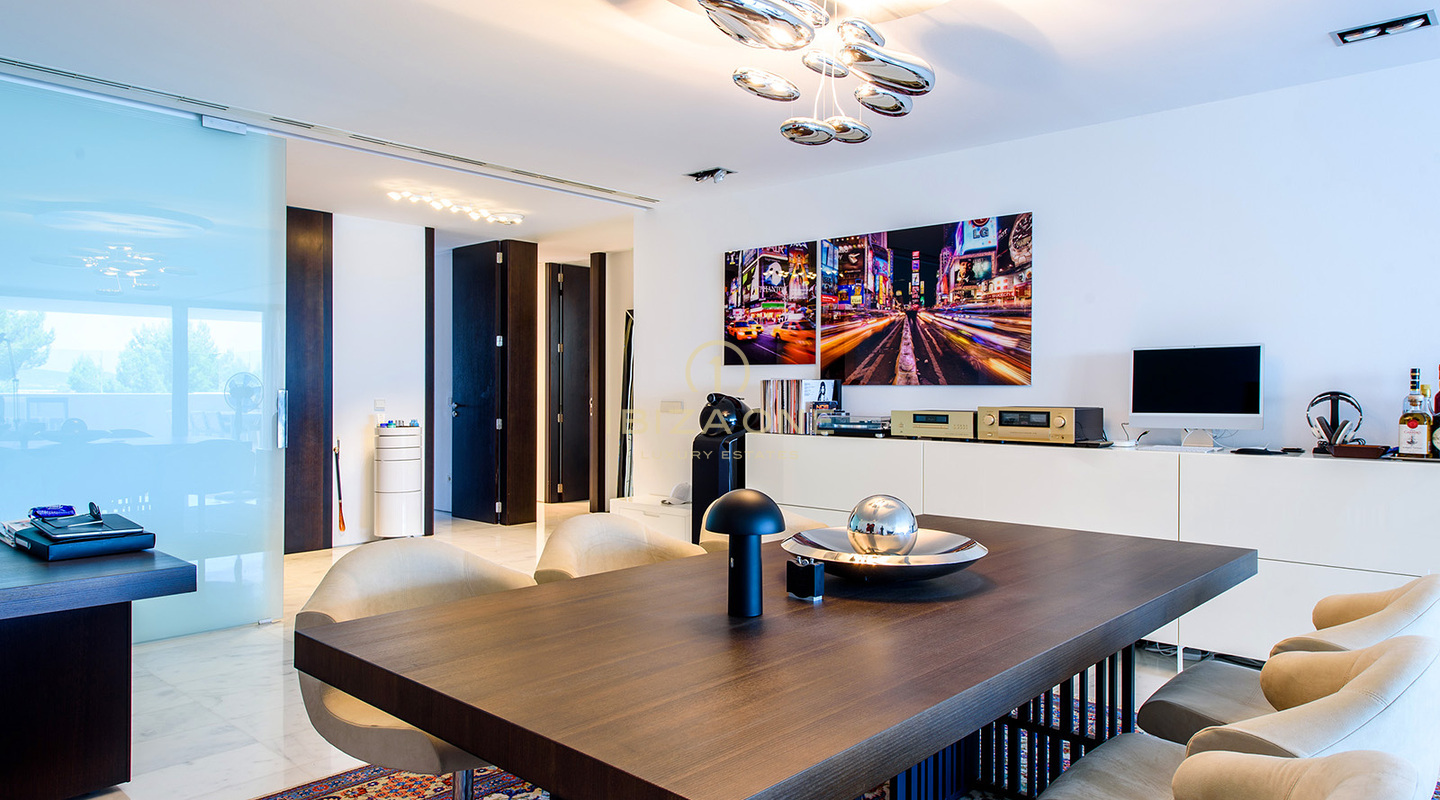 Luxurious Es Pouet apartment with sea views and Dalt Vila views for sale, Ibiza