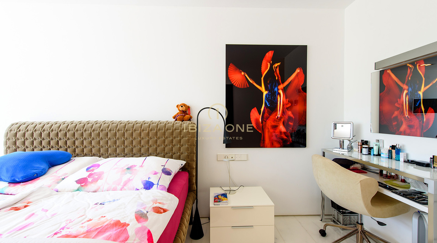 Luxuriöses Es Pouet-Apartment mit Meerblick und Blick auf Dalt Vila zu verkaufen, Ibiza