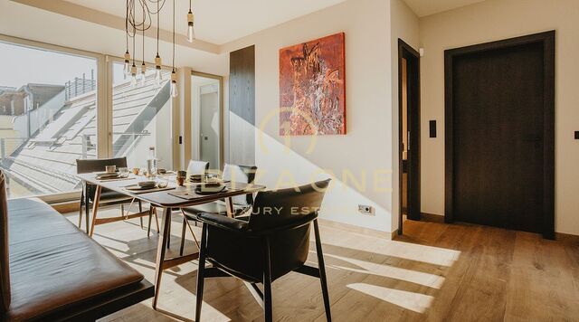 Appartement penthouse de luxe entièrement équipé avec un appartement d'invités attenant et une terrasse sur le toit à couper le souffle avec vue sur l'église du Golgotha et la tour de télévision à Berlin à vendre, Allemagne