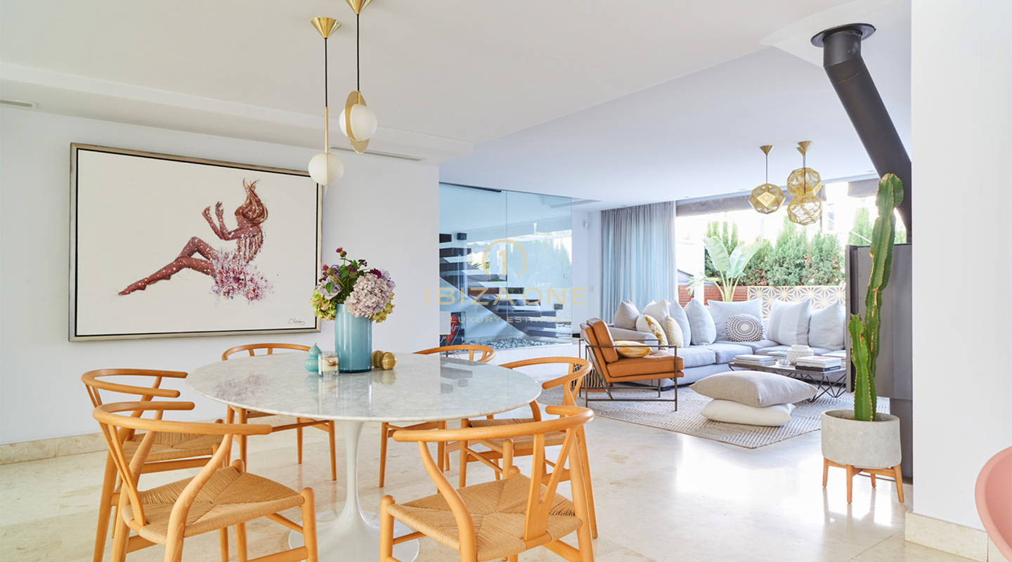 Moderna casa adosada de lujo llave en mano en Illa Plana en venta, Ibiza - Moderna casa adosada de lujo llave en mano en Illa Plana en alquiler, Ibiza