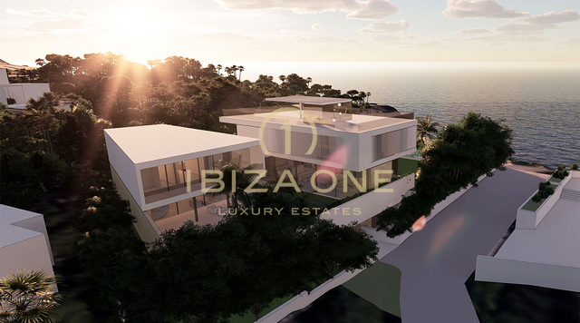 Het eerste luxe project aan zee met 3 moderne villa's en 3 zwembaden te koop, Ibiza - Cap Martinet - Het eerste luxe project aan zee met 3 moderne villa's en 3 zwembaden te huur, Ibiza - Cap Martinet