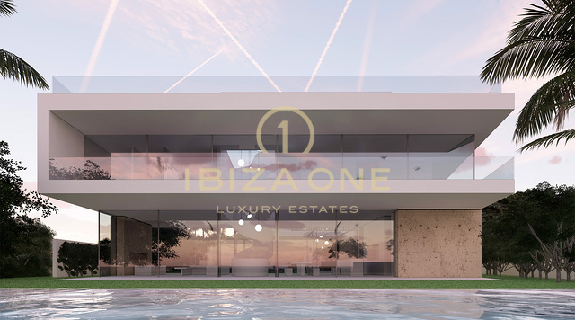 Primo progetto di lusso fronte mare con 3 moderne ville di lusso e 3 piscine in vendita, Ibiza - Cap Martinet - Primo progetto di lusso fronte mare con 3 moderne ville di lusso e 3 piscine in affitto, Ibiza - Cap Martinet