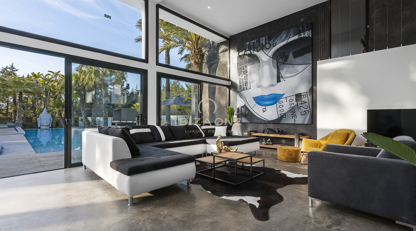 Moderna villa di lusso circondata da un giardino tropicale in vendita, Ibiza - Moderna villa di lusso circondata da un giardino tropicale in affitto, Ibiza