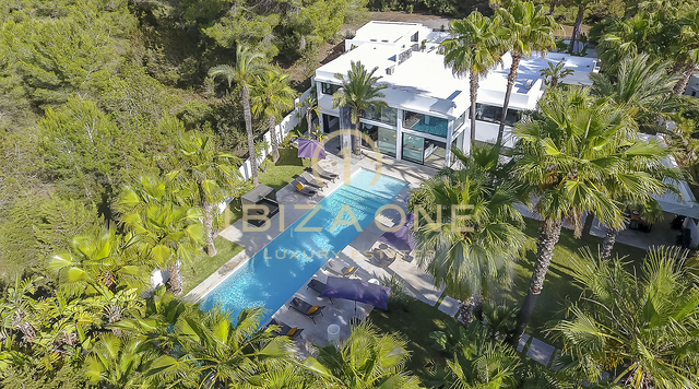 Villa de luxe moderne entourée d'un jardin tropical à vendre, Ibiza - Villa de luxe moderne entourée d'un jardin tropical à louer, Ibiza