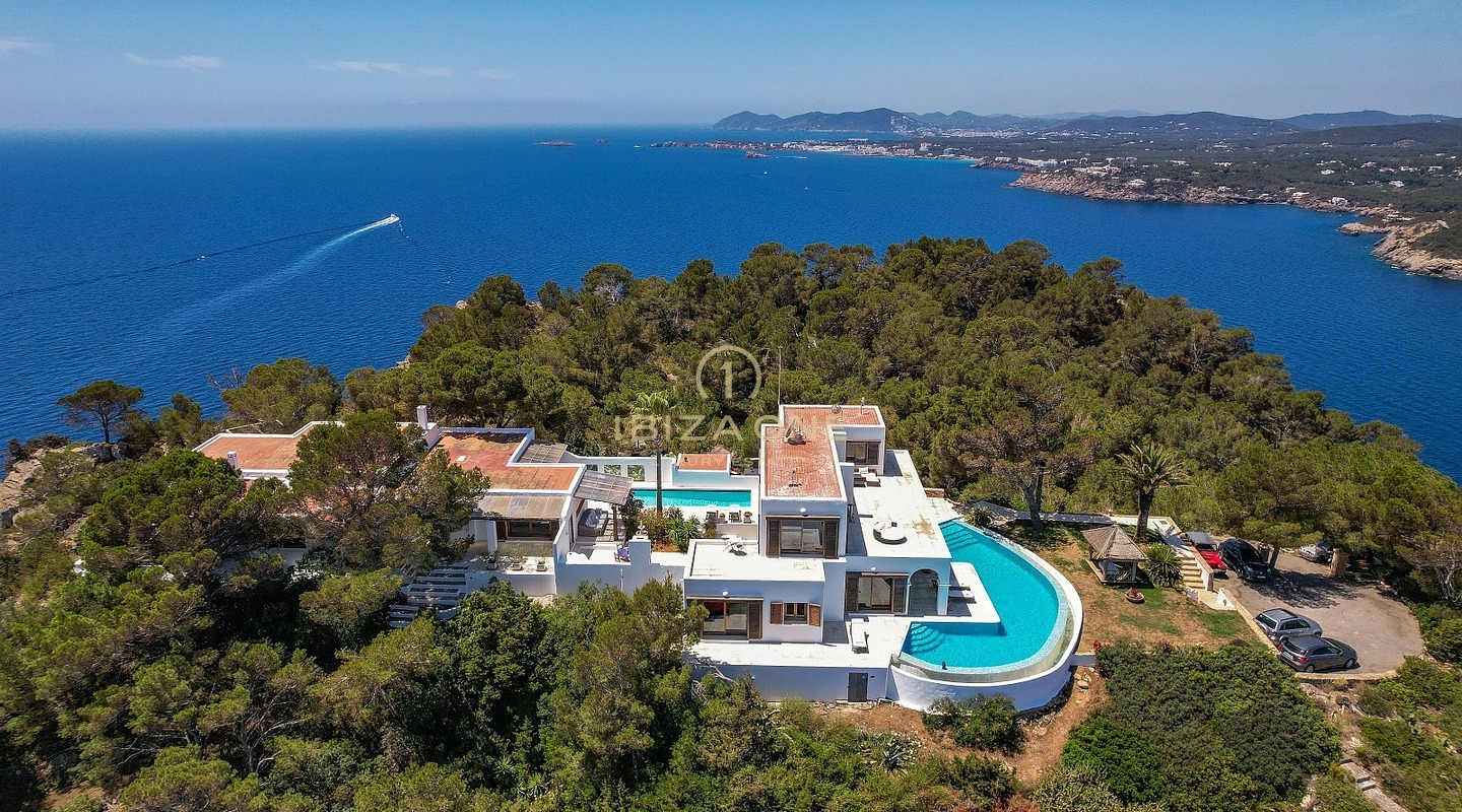 Esclusivo rifugio nella penisola con licenza di affitto turistico: 3 case di lusso con accesso privato al mare in vendita e in affitto, Ibiza