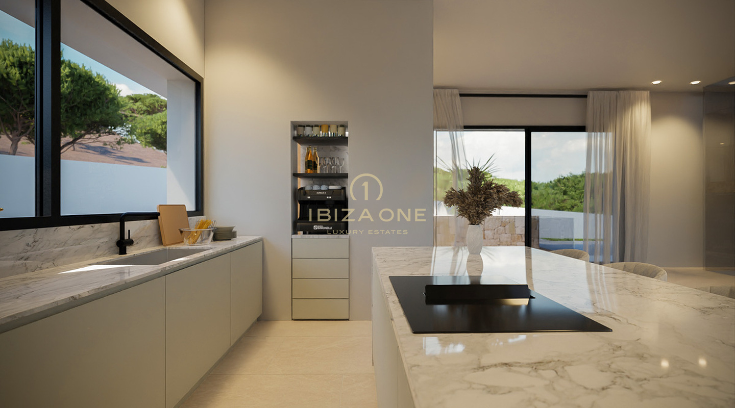 Six-bedroom villa in Vista Alegre with sea and Formentera views