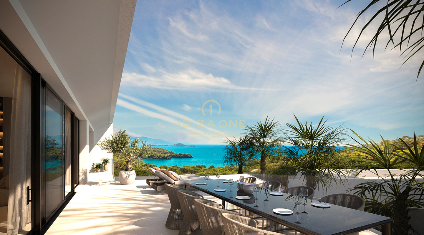 Villa mit sechs Schlafzimmern in Vista Alegre mit Blick auf das Meer und Formentera