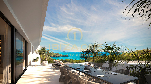 Villa de seis dormitorios en Vista Alegre con vistas al mar y Formentera