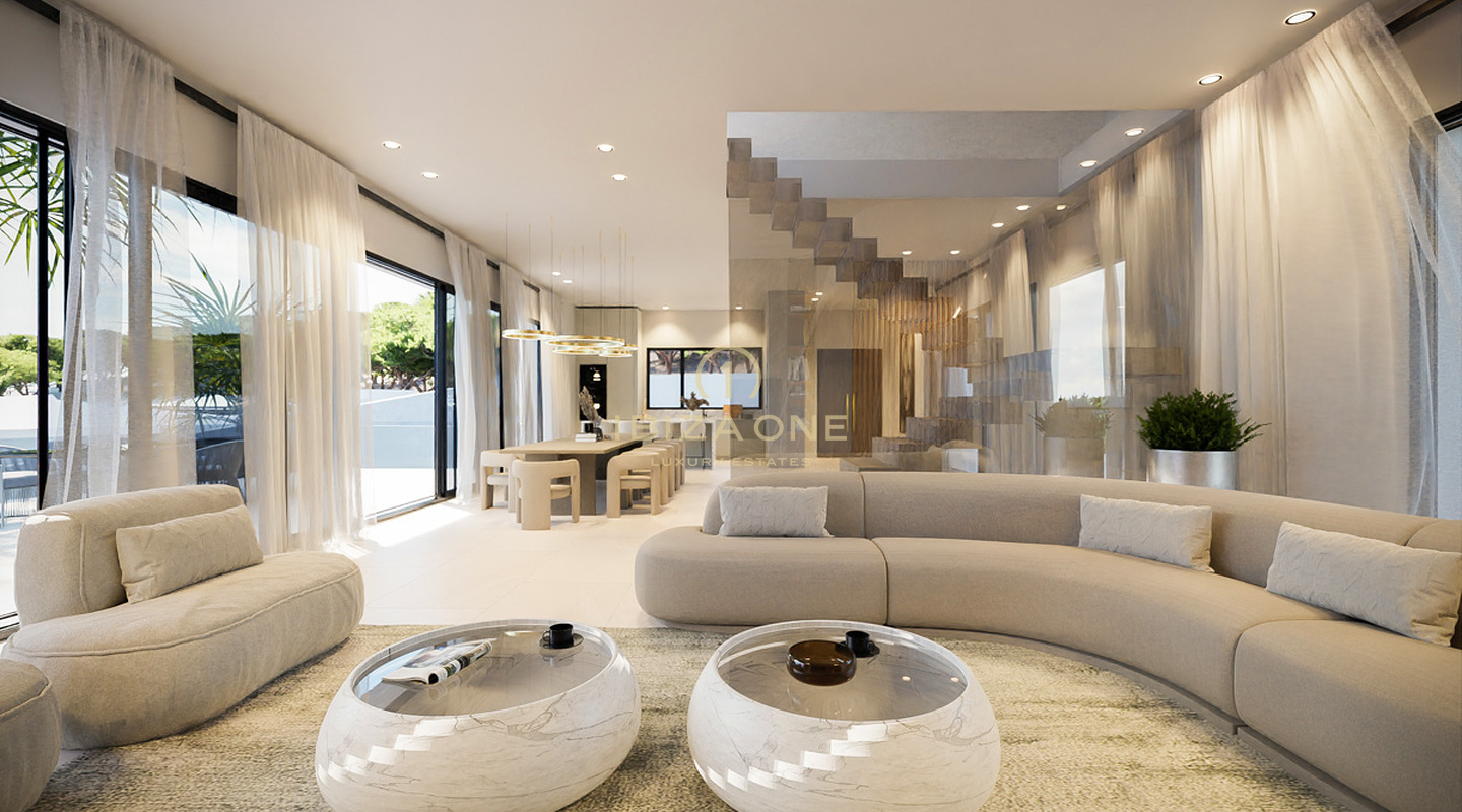 Villa mit sechs Schlafzimmern in Vista Alegre mit Blick auf das Meer und Formentera