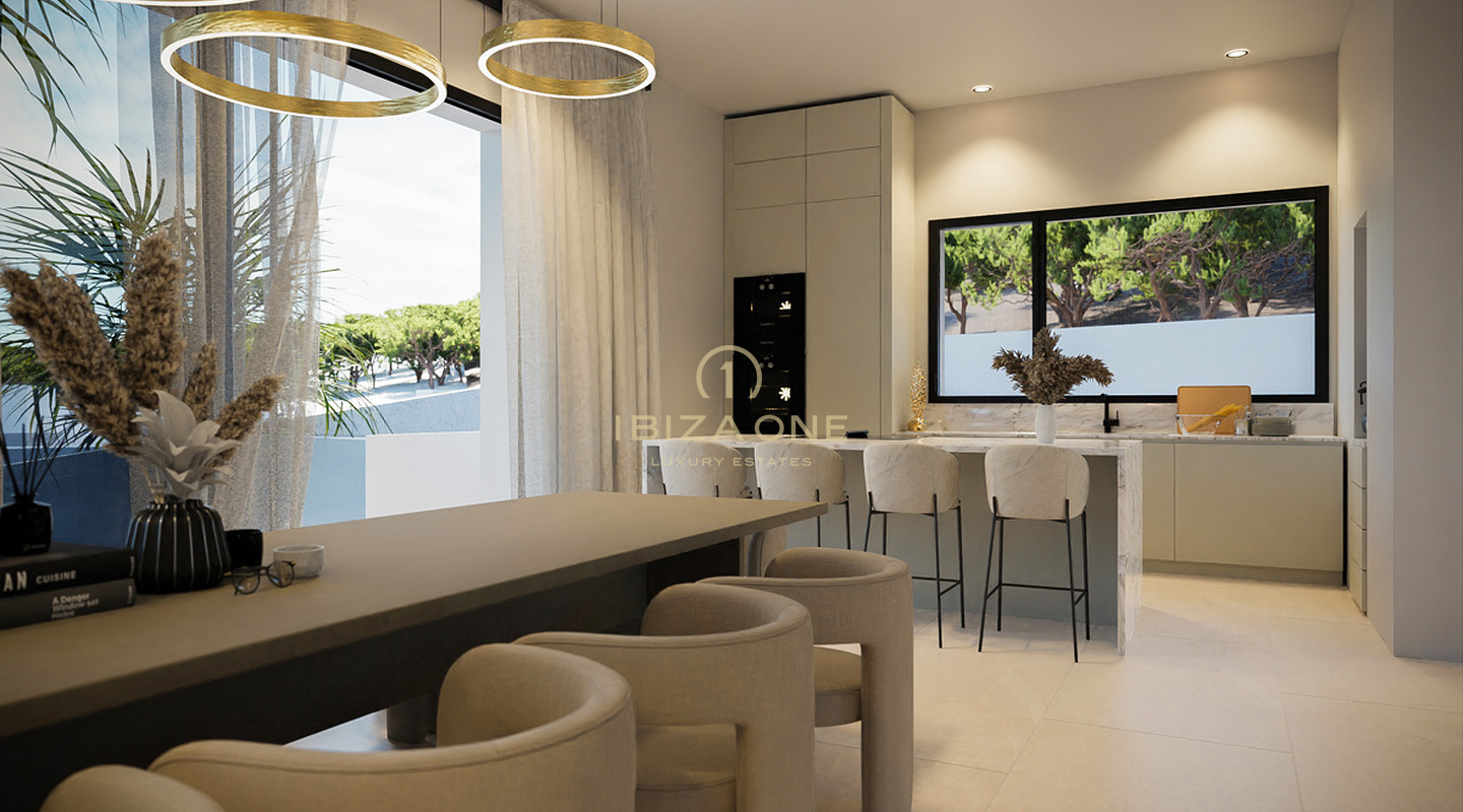 Six-bedroom villa in Vista Alegre with sea and Formentera views