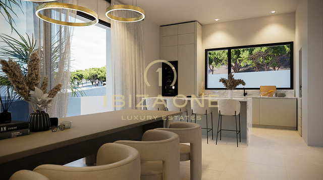 Villa de seis dormitorios en Vista Alegre con vistas al mar y Formentera