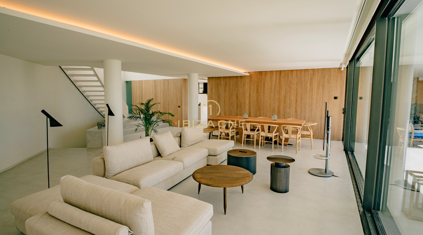 Nuova villa di lusso con fantastica vista sul mare in vendita nell'ambita urbanizzazione più sicura Vista Alegre in vendita, Ibiza