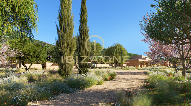 Terrain avec vue sur la mer et permis pour une propriété de luxe entre Ibiza et Sant Josep près de Salinas à vendre, Ibiza - Terrain avec vue sur la mer et permis pour une propriété de luxe entre Ibiza et Sant Josep près de Salinas à louer, Ibiza