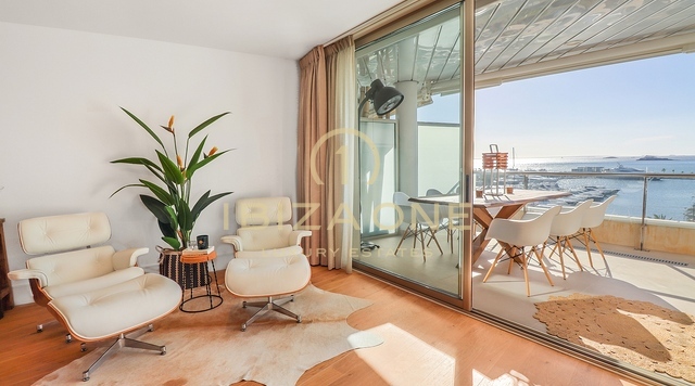 Modernes Luxusapartment am Paseo Maritimo im Edificio Miramar mit Dalt Vila und Meerblick zu verkaufen, Ibiza - Modernes Luxusapartment am Paseo Maritimo im Edificio Miramar mit Dalt Vila und Meerblick zu vermieten, Ibiza