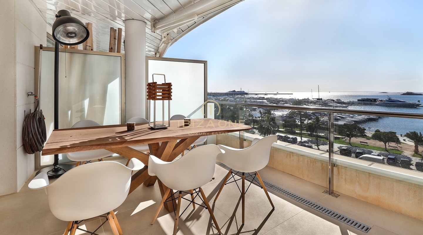 Moderno appartamento di lusso sul Paseo Maritimo nell'Edificio Miramar con Dalt Vila e vista sul mare in vendita, Ibiza - Moderno appartamento di lusso sul Paseo Maritimo nell'Edificio Miramar con Dalt Vila e vista sul mare in affitto, Ibiza