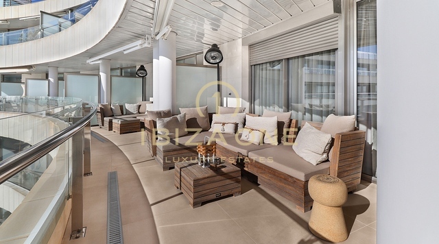 Modern luxury apartment on Paseo Maritimo in Edificio Miramar with Dalt Vila and sea views for sale, Ibiza - Modern luxury apartment on Paseo Maritimo in Edificio Miramar with Dalt Vila and sea views for rent, Ibiza