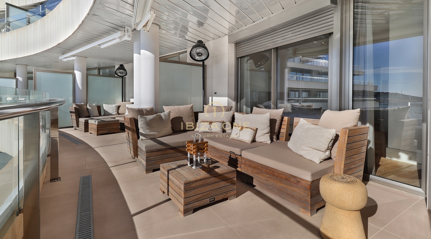 Modern luxe appartement op Paseo Maritimo in Edificio Miramar met Dalt Vila en zeezicht te koop, Ibiza - Modern luxe appartement op Paseo Maritimo in Edificio Miramar met Dalt Vila en zeezicht te huur, Ibiza