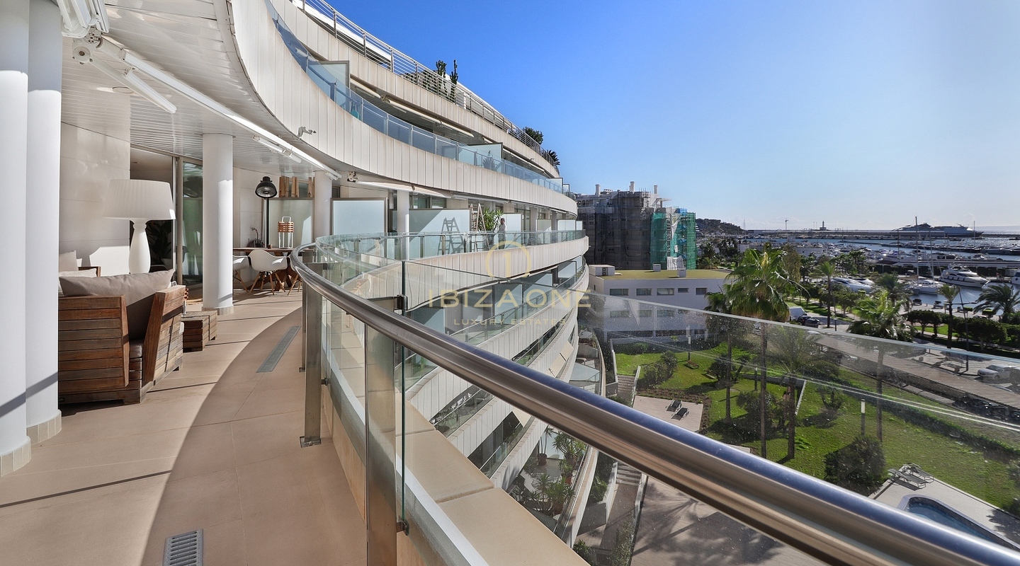 Modern luxe appartement op Paseo Maritimo in Edificio Miramar met Dalt Vila en zeezicht te koop, Ibiza - Modern luxe appartement op Paseo Maritimo in Edificio Miramar met Dalt Vila en zeezicht te huur, Ibiza