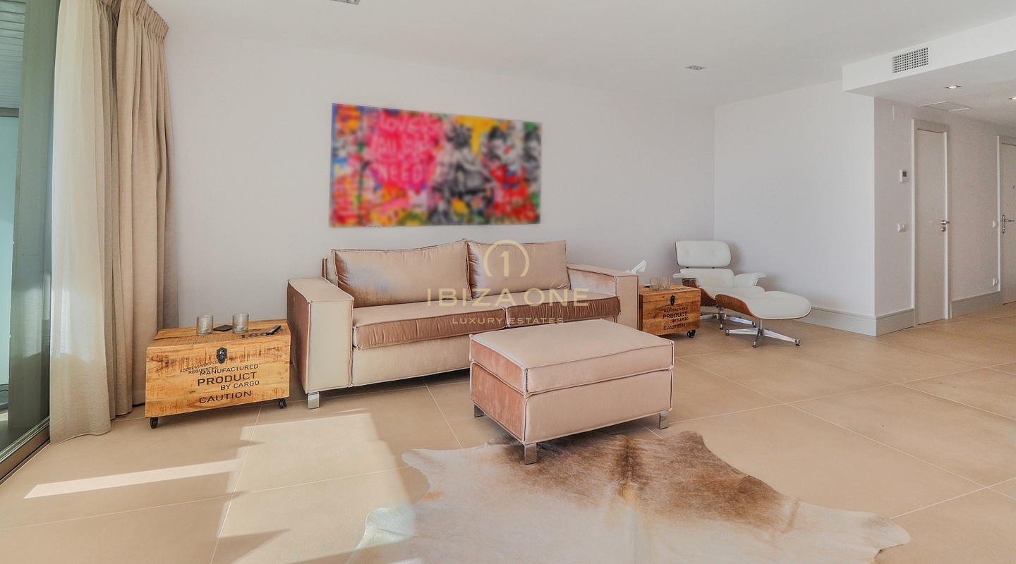 Modernes Luxusapartment am Paseo Maritimo im Edificio Miramar mit Dalt Vila und Meerblick zu verkaufen, Ibiza - Modernes Luxusapartment am Paseo Maritimo im Edificio Miramar mit Dalt Vila und Meerblick zu vermieten, Ibiza