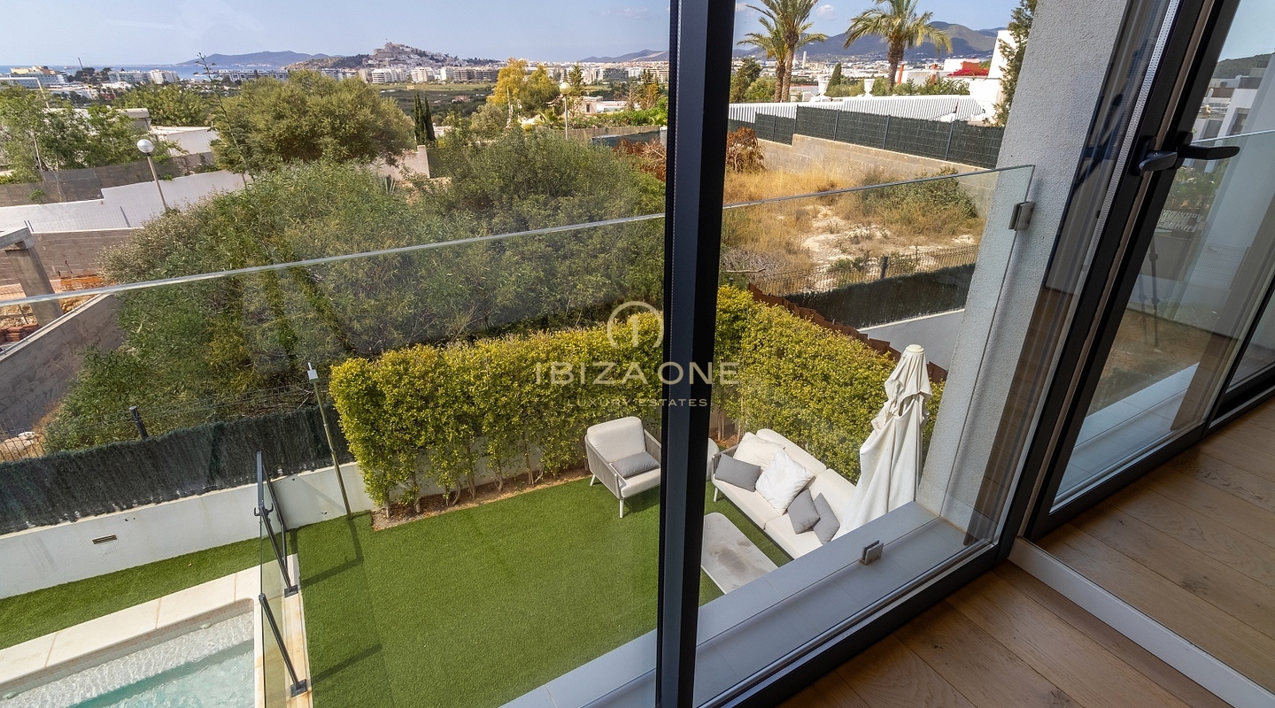 Modern luxury villa with pool and panoramic views to to sea and Dalt Vila for sale, Ibiza - Modern luxury villa with pool and panoramic views to to sea and Dalt Vila for rent, Ibiza