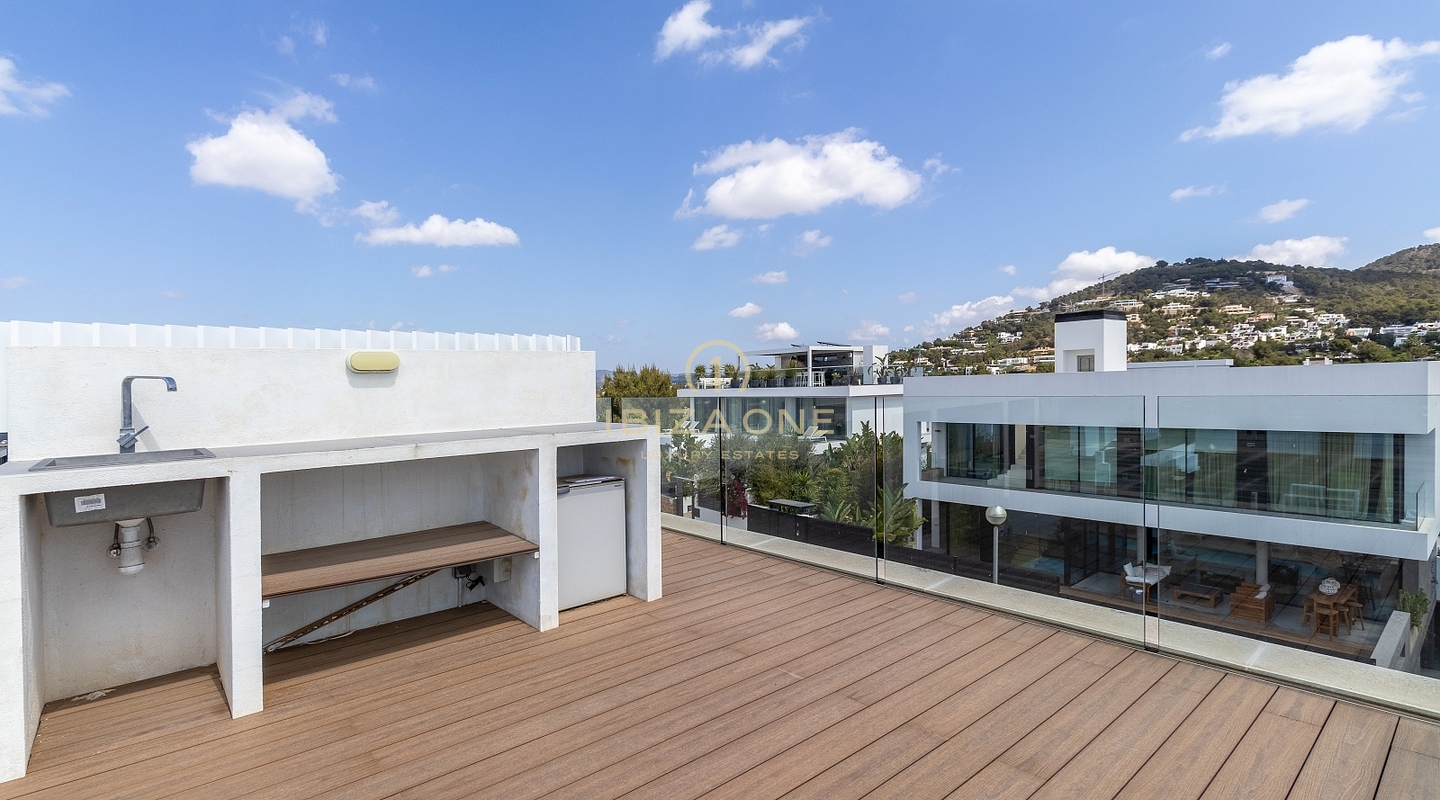 Moderne luxe villa met zwembad en panoramisch uitzicht op zee en Dalt Vila te koop, Ibiza - Moderne luxe villa met zwembad en panoramisch uitzicht op zee en Dalt Vila te huur, Ibiza