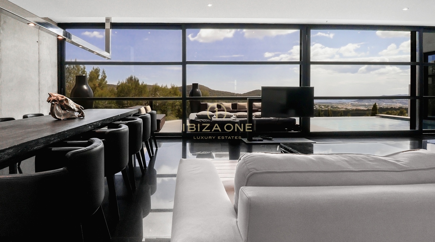 Villa de lujo de diseño con vistas al mar y licencia de alquiler en Can Furnet en venta, Ibiza - Villa de lujo de diseño con vistas al mar y licencia de alquiler en Can Furnet en alquiler, Ibiza
