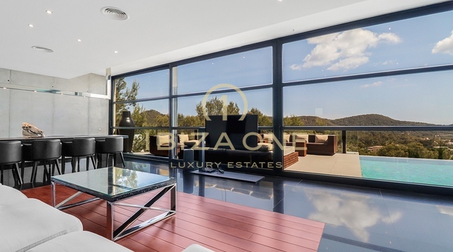 Villa de lujo de diseño con vistas al mar y licencia de alquiler en Can Furnet en venta, Ibiza - Villa de lujo de diseño con vistas al mar y licencia de alquiler en Can Furnet en alquiler, Ibiza