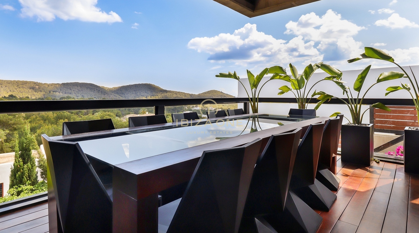 Designer-Luxusvilla mit Meerblick und Vermietungslizenz in Can Furnet zu verkaufen, Ibiza – Designer-Luxusvilla mit Meerblick und Vermietungslizenz in Can Furnet zu vermieten, Ibiza