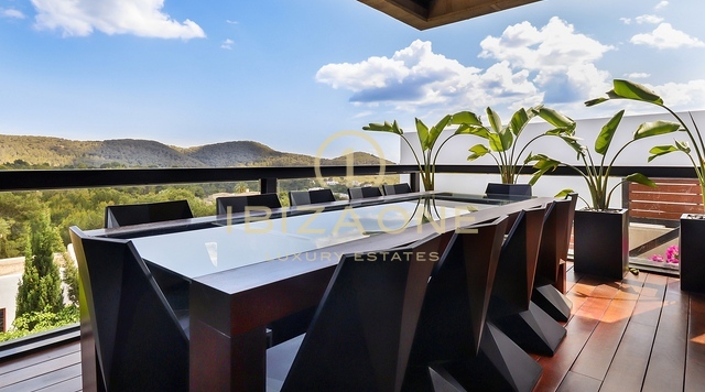 Villa de lujo de diseño con vistas al mar y licencia de alquiler en Can Furnet en venta, Ibiza - Villa de lujo de diseño con vistas al mar y licencia de alquiler en Can Furnet en alquiler, Ibiza