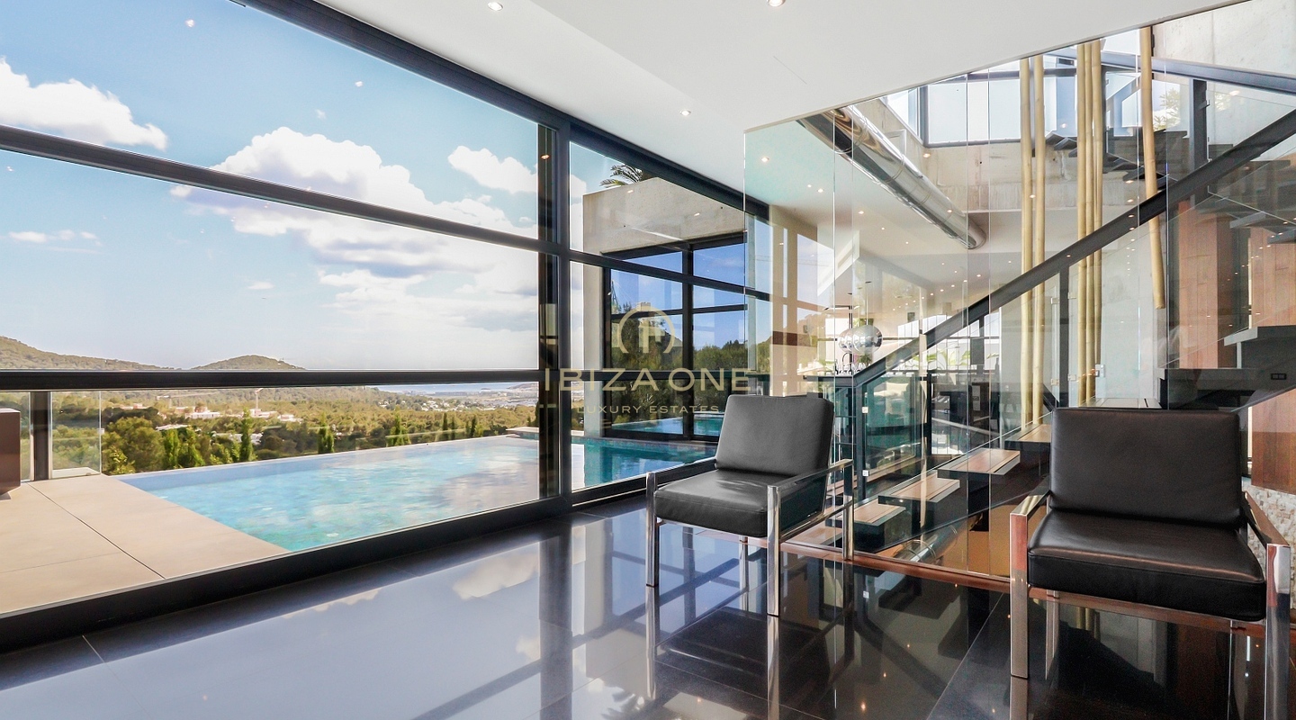 Design luxury villa with sea view and rental license in Can Furnet for sale, Ibiza - Design luxury villa with sea view and rental license in Can Furnet for rent, Ibiza