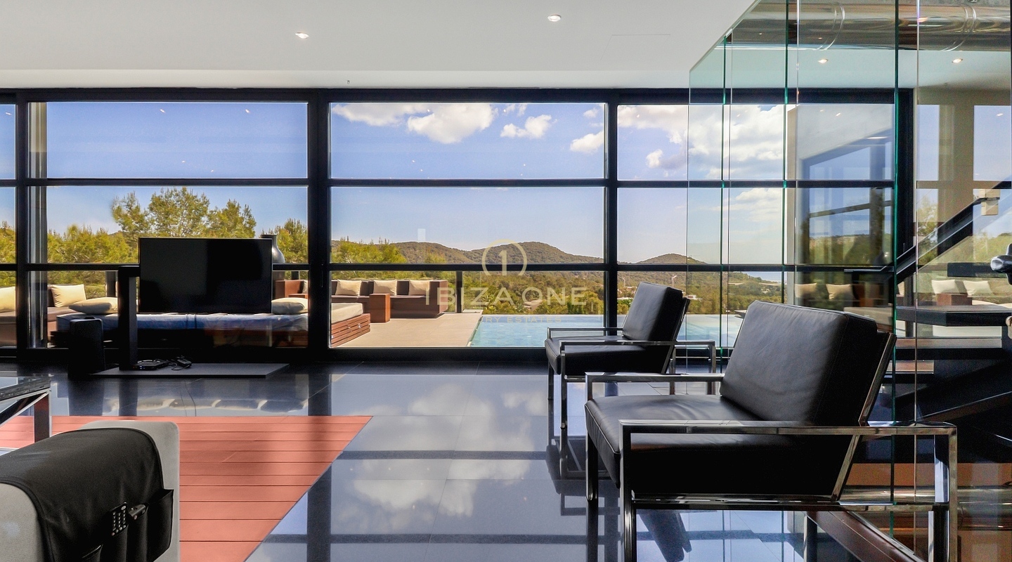 Villa de luxe design avec vue sur la mer et permis de location à Can Furnet à vendre, Ibiza - Villa de luxe design avec vue sur la mer et permis de location à Can Furnet à louer, Ibiza