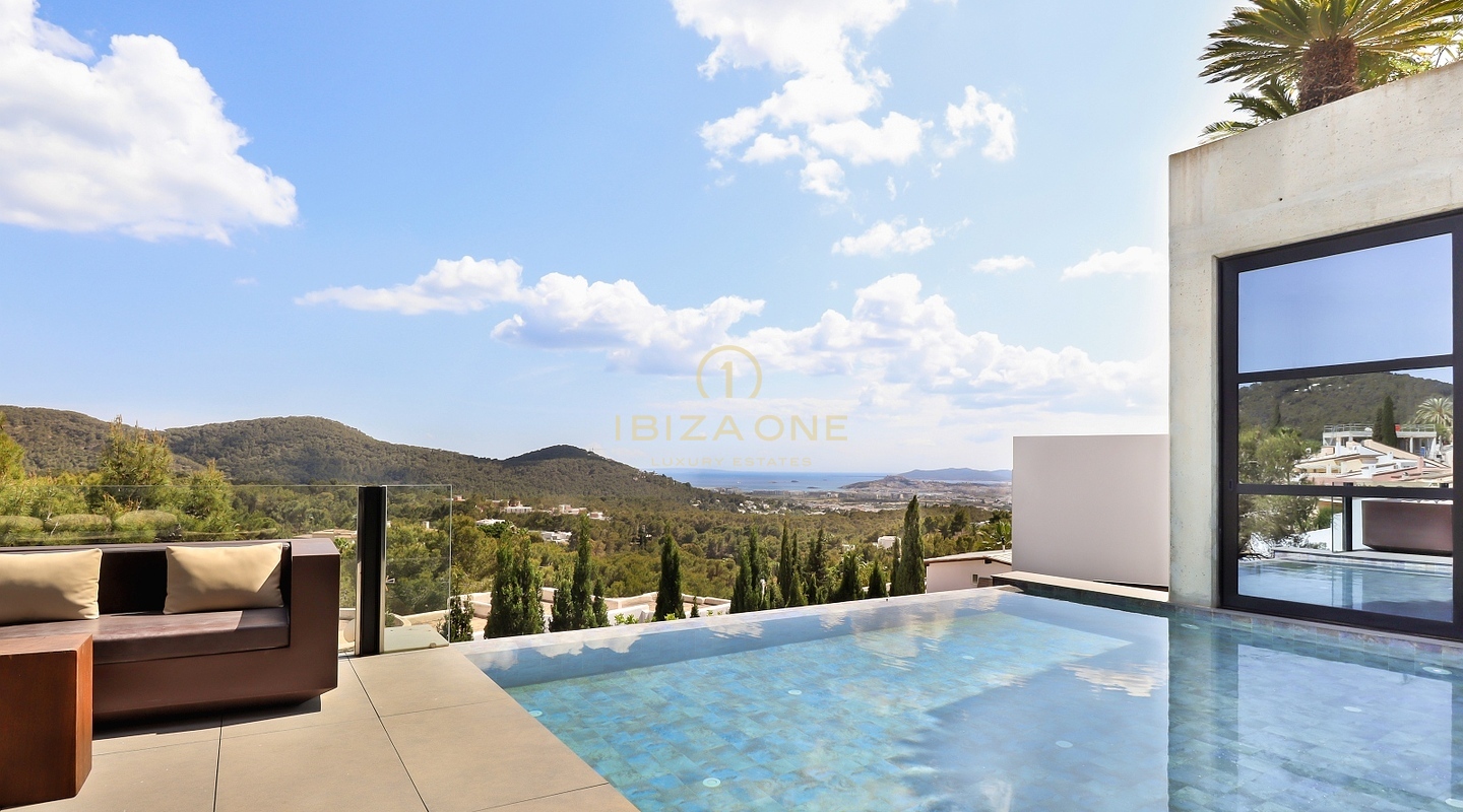 Design luxe villa met zeezicht en verhuurvergunning in Can Furnet te koop, Ibiza - Design luxe villa met zeezicht en verhuurvergunning in Can Furnet te huur, Ibiza