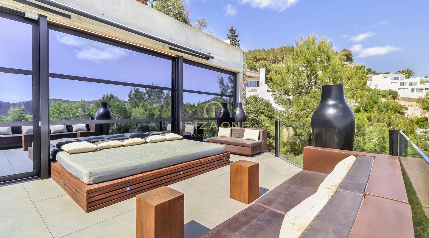 Villa de luxe design avec vue sur la mer et permis de location à Can Furnet à vendre, Ibiza - Villa de luxe design avec vue sur la mer et permis de location à Can Furnet à louer, Ibiza