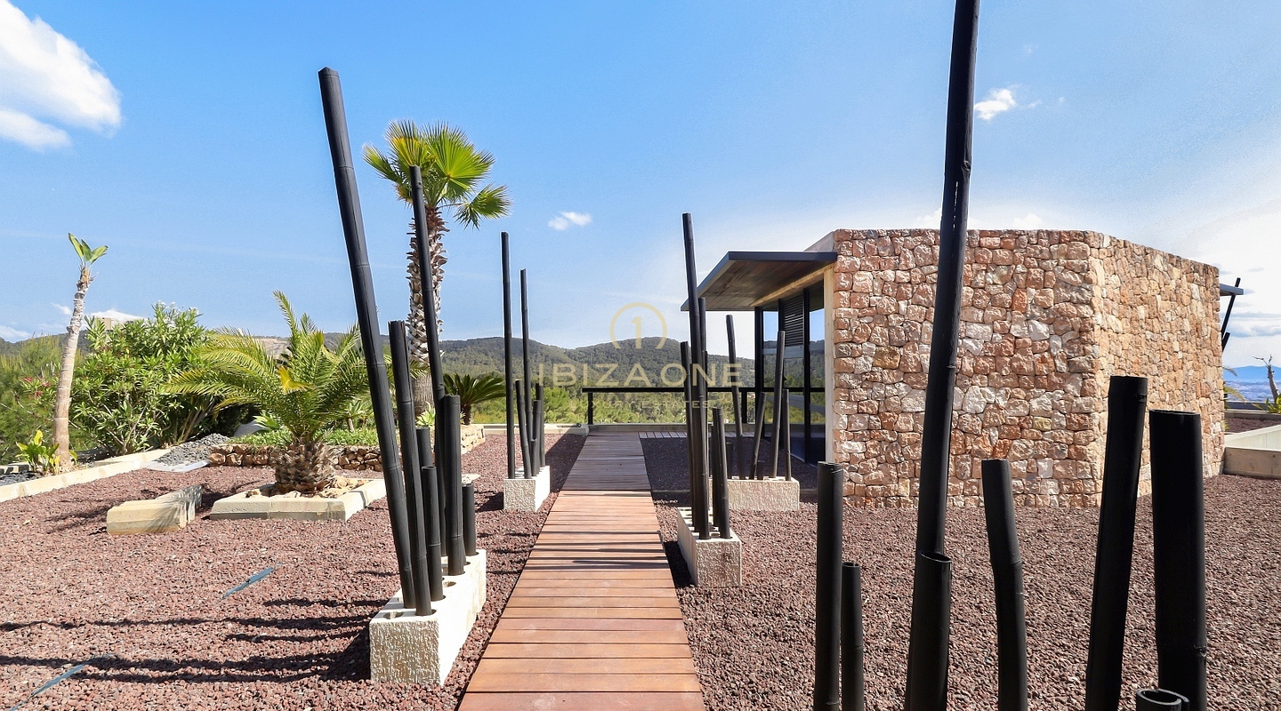 Villa de lujo de diseño con vistas al mar y licencia de alquiler en Can Furnet en venta, Ibiza - Villa de lujo de diseño con vistas al mar y licencia de alquiler en Can Furnet en alquiler, Ibiza