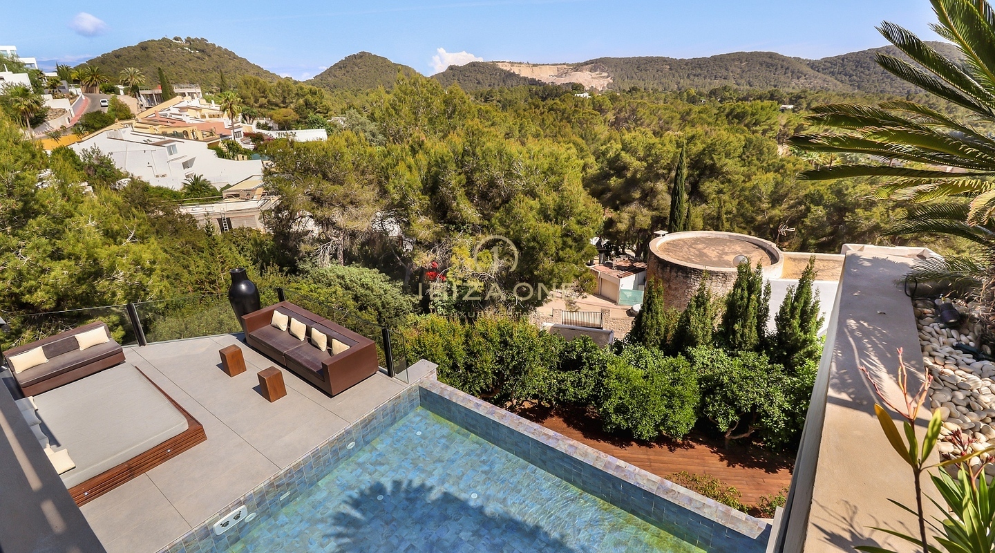 Villa de luxe design avec vue sur la mer et permis de location à Can Furnet à vendre, Ibiza - Villa de luxe design avec vue sur la mer et permis de location à Can Furnet à louer, Ibiza