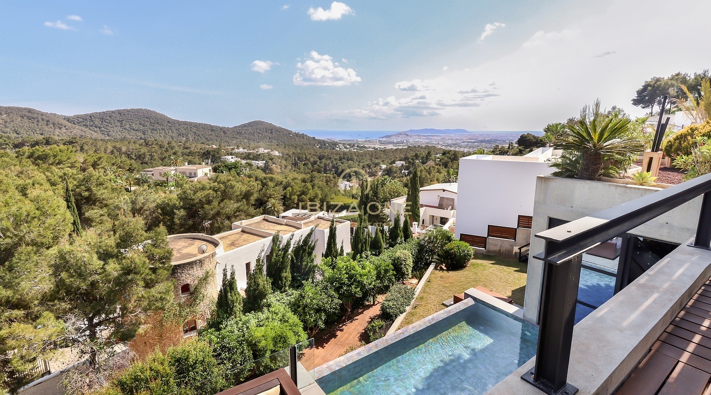 Designer-Luxusvilla mit Meerblick und Vermietungslizenz in Can Furnet zu verkaufen, Ibiza – Designer-Luxusvilla mit Meerblick und Vermietungslizenz in Can Furnet zu vermieten, Ibiza