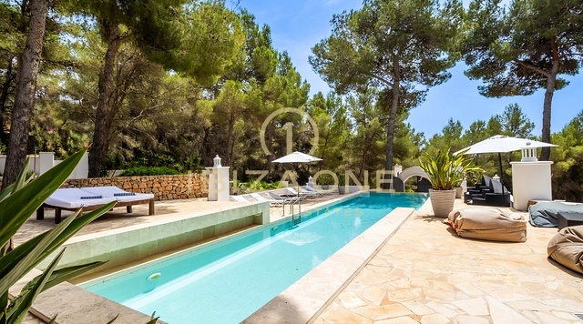 Private and secluded luxury villa in Sa Carroca for sale, Ibiza