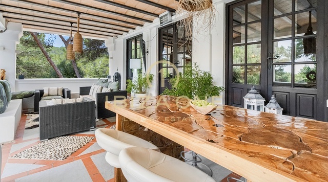 Private and secluded luxury villa in Sa Carroca for sale, Ibiza