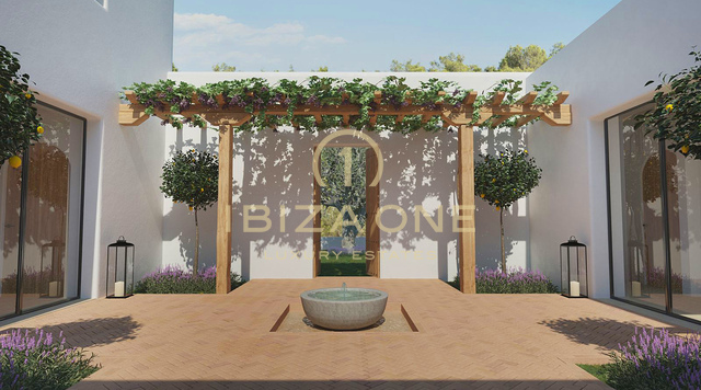 Villa de luxe en première ligne de mer avec projet de rénovation Blakstad et piscine gigantesque à vendre, Ibiza - à quelques pas de la plage et de la mer