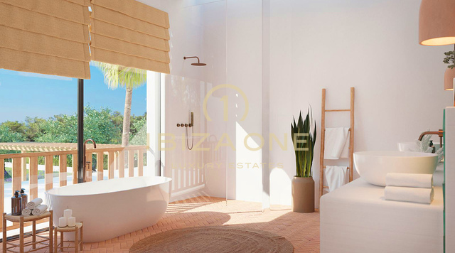 Villa de luxe en première ligne de mer avec projet de rénovation Blakstad et piscine gigantesque à vendre, Ibiza - à quelques pas de la plage et de la mer