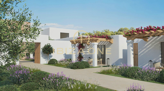First line sea luxury villa with Blakstad renovation project and gigantic pool for sale , Ibiza - steps to the beach and the sea