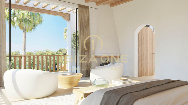 Villa de luxe en première ligne de mer avec projet de rénovation Blakstad et piscine gigantesque à vendre, Ibiza - à quelques pas de la plage et de la mer