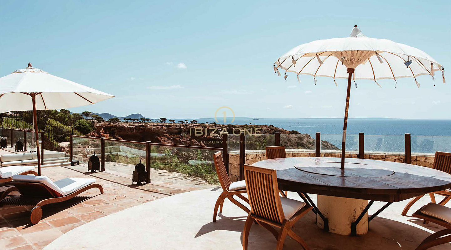 Maison de rêve de luxe avec vue imprenable sur l'océan à louer, Ibiza