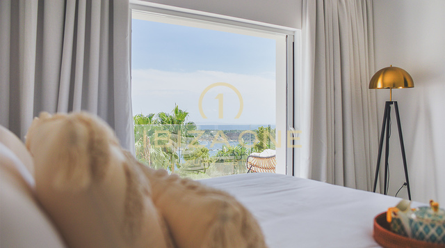 Villa di lusso ultra moderna con vista esclusiva sul mare nella posizione privilegiata di Vista Alegre in affitto, Ibiza