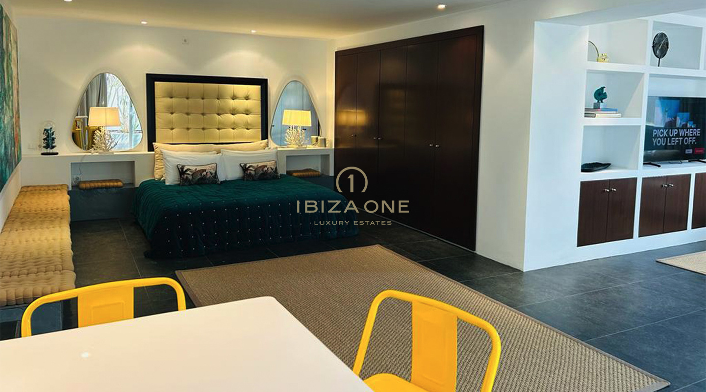 Ultramoderne luxe villa met exclusief zeezicht op toplocatie Vista Alegre te huur, Ibiza